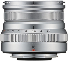 Objectif Fujifilm Fujinon XF 16 mm f/2,8 R WR, argent