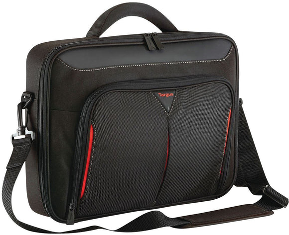 Targus | Classic | Fits up to size 14 " | Messenger - Briefcase | Black/Red | Shoulder strap