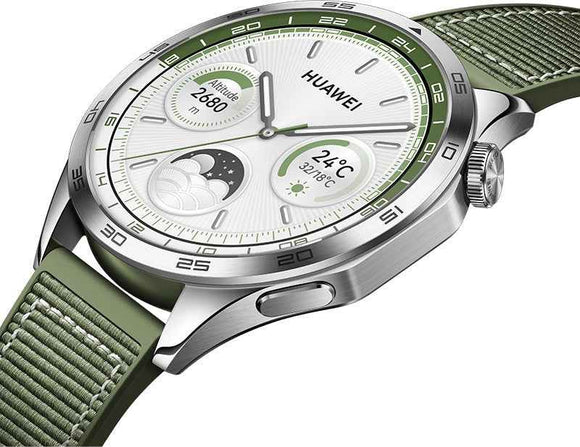Huawei Watch GT 4 46mm, silver/green