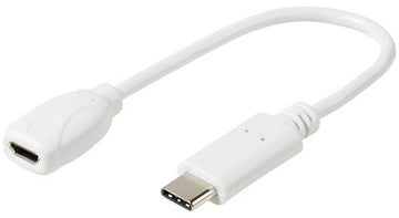 Adaptateur vivanco usb-c - microusb 37558