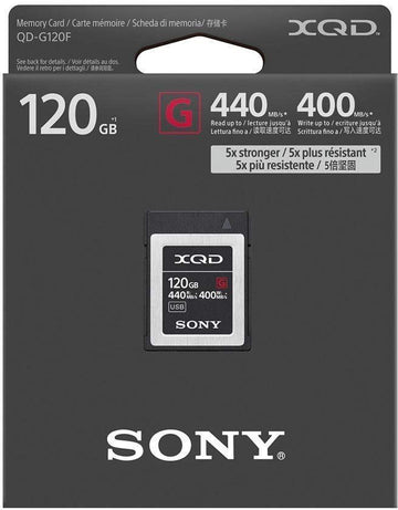Sony memory card XQD G 120GB 440/400MB/s - 0