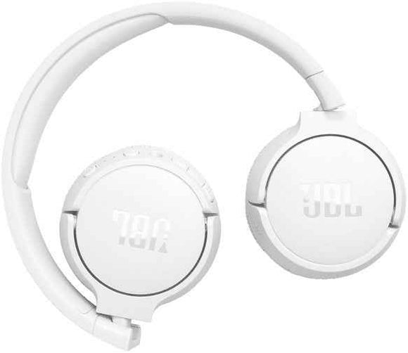 Casque sans fil supra-auriculaire JBL avec réduction du bruit, blanc
