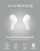 Casque sans fil vivanco fresh pair bt blanc 60604