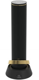 Prestigio Maggiore, tire-bouchon intelligent, 100% automatique, ouvre jusqu'à 70 bouteilles sans recharge, coupe-capsule inclus, design premium, batterie 480mAh, Dimensions D 48*H228mm, couleur noir + or.