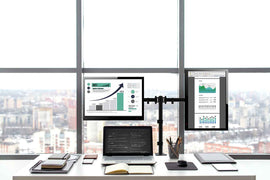 Support de bureau double Omega OUPC024D