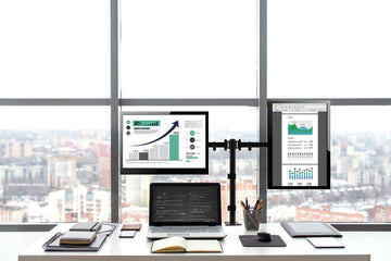 Support de bureau double Omega OUPC024D