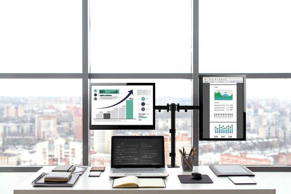 Support de bureau double Omega OUPC024D