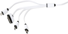 Câble usb omega - microusb/miniusb/lightning/apple 30 broches 4 en 1 ouck4wb