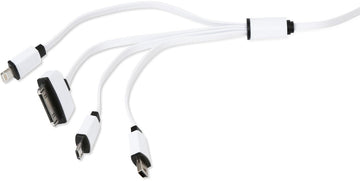 Câble usb omega - microusb/miniusb/lightning/apple 30 broches 4 en 1 ouck4wb