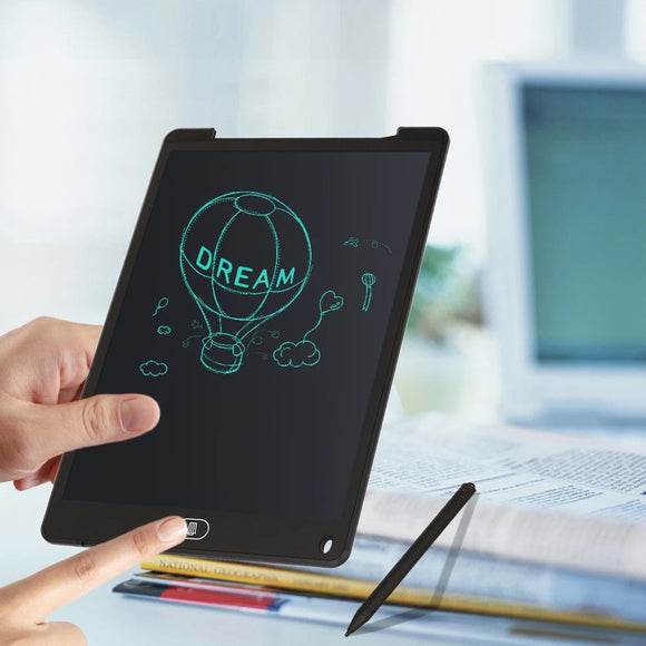 Tablette d'écriture lcd platinet 12" noire 44777