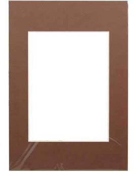 Passepartout 30x40, dark brown