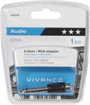 Adaptateur Vivanco 6,3 mm - RCA (46049)