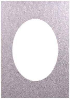 Passepartout 15x21, silver oval