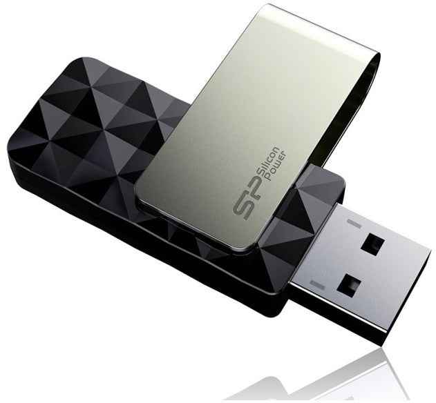 Clé USB Silicon Power Blaze B30 32 Go USB 3.0, noire