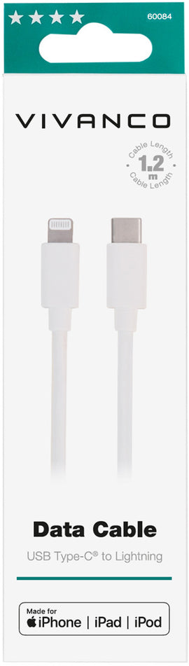 Câble Vivanco USB-C-Lightning 1,2 m (60084)