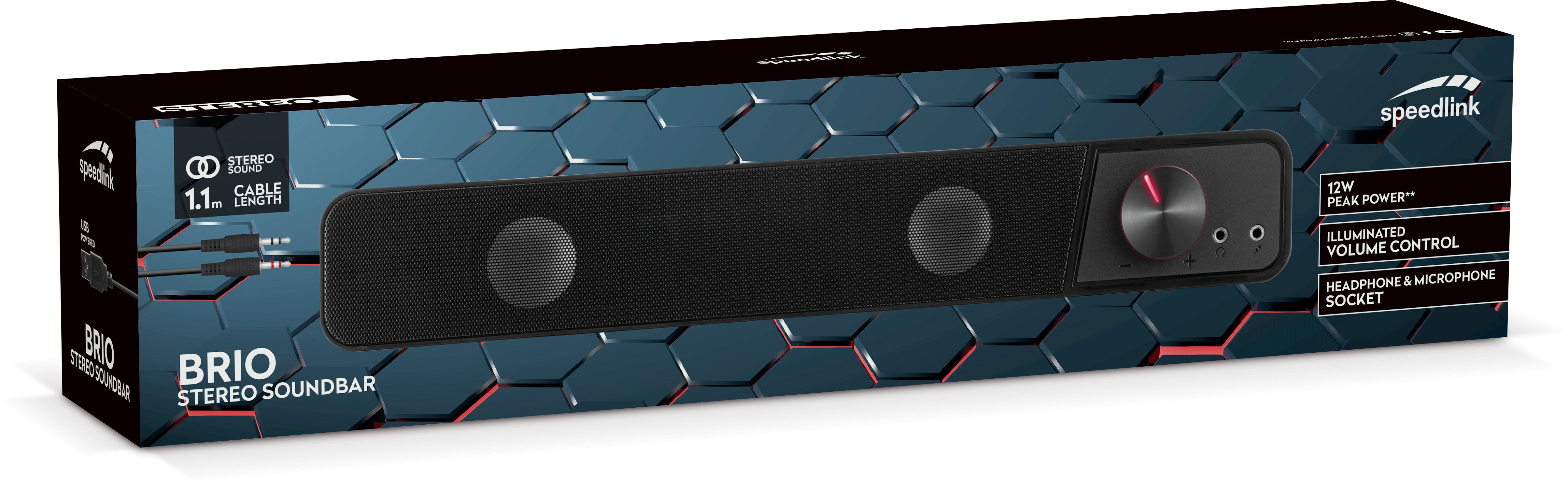 Barre de son speedlink brio sl-810200-bk