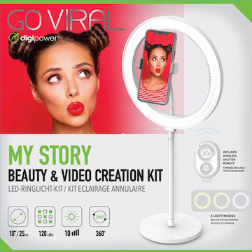 Kit de vlogging Digipower My Story Personal 10"