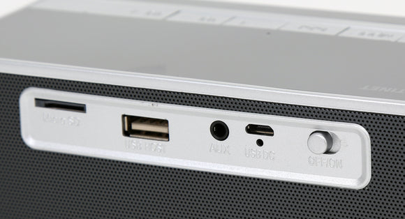 Enceinte sans fil Platinet Bluetooth + réveil 10W PMGC10A