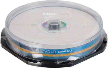 DVD+R Omega 4,7 Go 16x, broche de 10 pièces