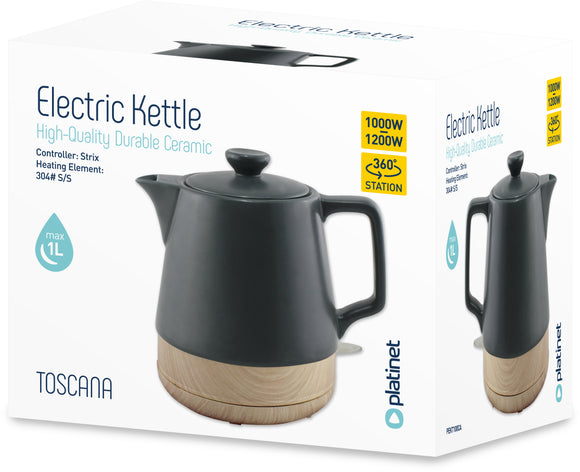 Bouilloire platinet pekt100ca grise