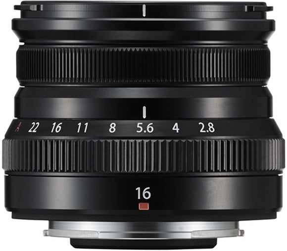 Objectif fujifilm fujinon xf 16 mm f/28 r wr noir