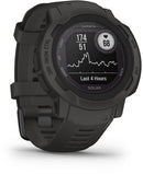 Garmin instinct 2 solar 229 cm 09" mip 45 mm numérique 176 x 176 pixels graphite gps satellite