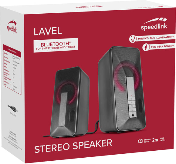 Enceintes Speedlink Lavel (SL-810007-BK)