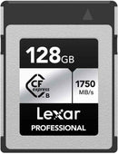 Lexar memory card CFexpress Type B 128GB Professional Silver