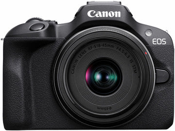 Canon | EOS R100 Mirrorless Camera + RF-S 18-45mm F4.5-6.3 IS STM Lens | 6052C013 | Megapixel 24.1 MP | ISO sensitivity (max) 12800 | Display diagonal 3.0 " | Wi-Fi | Automatic, manual | CMOS | Black
