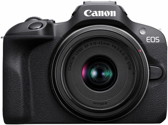 Canon | EOS R100 Mirrorless Camera + RF-S 18-45mm F4.5-6.3 IS STM Lens | 6052C013 | Megapixel 24.1 MP | ISO sensitivity (max) 12800 | Display diagonal 3.0 " | Wi-Fi | Automatic, manual | CMOS | Black