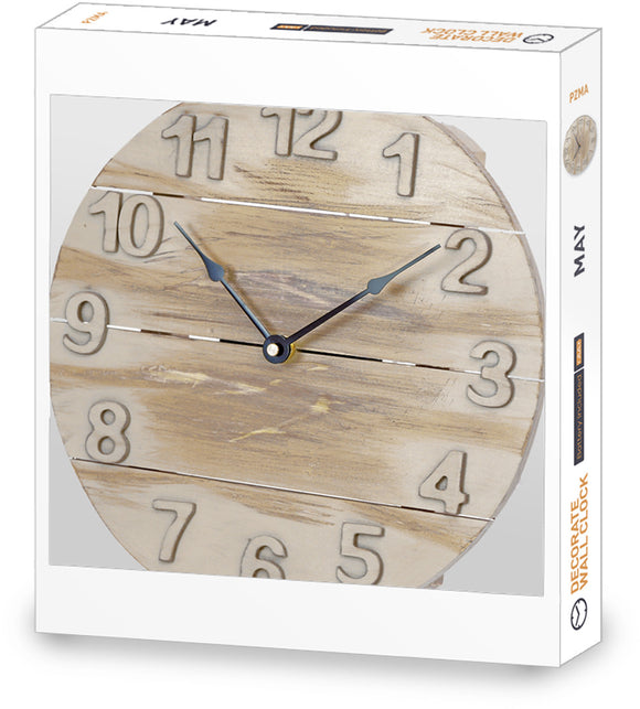 Horloge murale platinet may 43630