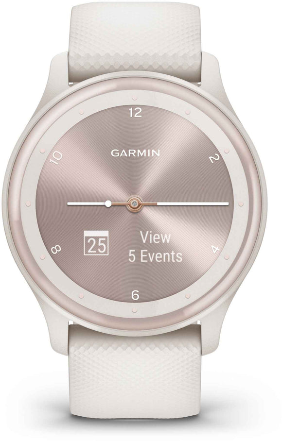 Garmin vívomove Sport AMOLED 40 mm Digital 72 x 154 pixels Touchscreen Ivory GPS (satellite)