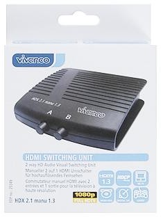 Commutateur HDMI 2 ports Vivanco (25349)