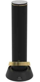 Prestigio Maggiore, tire-bouchon intelligent, 100% automatique, ouvre jusqu'à 70 bouteilles sans recharge, coupe-capsule inclus, design premium, batterie 480mAh, Dimensions D 48*H228mm, couleur noir + or.