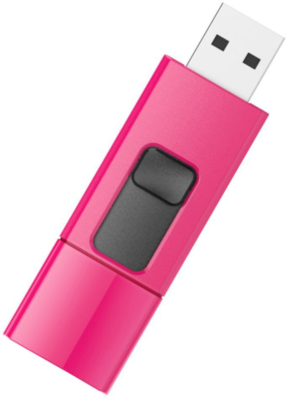 Clé usb 3.0 silicon power blaze b05 16 go rose