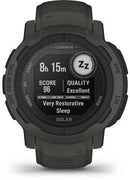 Garmin Instinct 2 Solar 2,29 cm (0,9") MIP 45 mm Numérique 176 x 176 pixels Graphite GPS (satellite)
