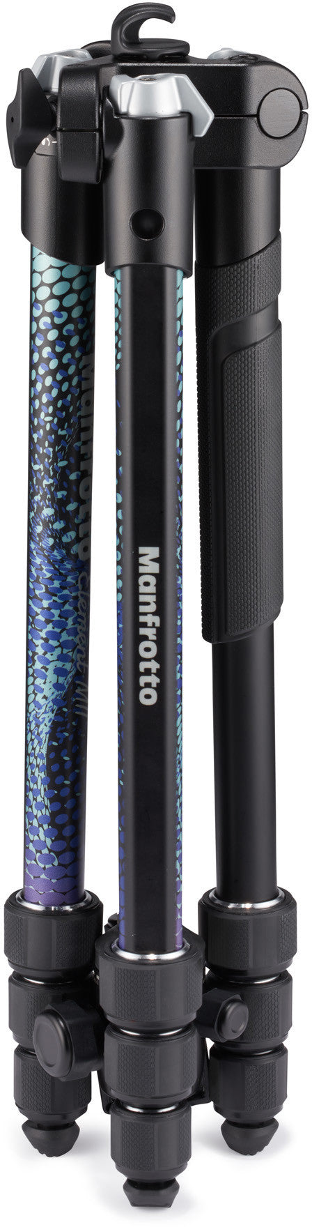 Kit trépied manfrotto element mii mkelmii4bl-bh bleu