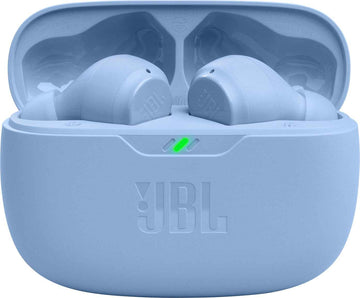 JBL wireless earbuds Wave Beam, blue
