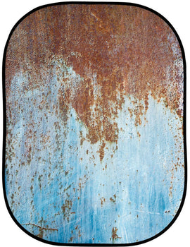 Manfrotto background Urban Collapsible 1.5x2.1m, rusty metal / plaster wall (LL 5713) - 0