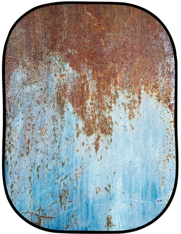 Manfrotto background Urban Collapsible 1.5x2.1m, rusty metal / plaster wall (LL 5713)