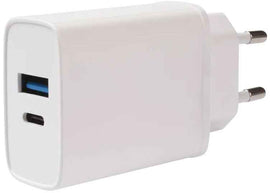 Chargeur Vivanco USB-A/USB-C PD3 20 W, blanc (62401)
