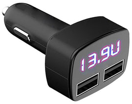 Chargeur de voiture platinet 2xusb 2.4a 44803