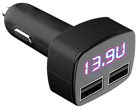 Chargeur de voiture platinet 2xusb 2.4a 44803