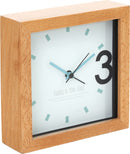Platinet alarm clock April, wooden (43623)