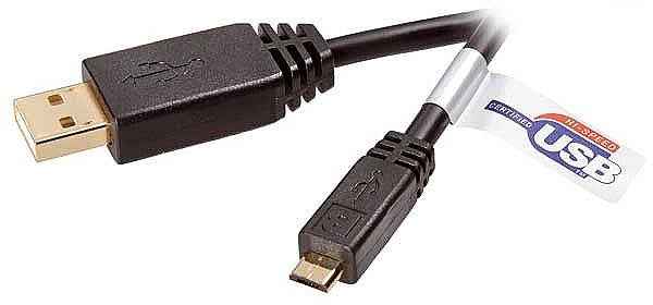 Câble USB-microUSB Vivanco 1,8 m (45217)