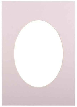Passepartout 21x29.7, light grey oval