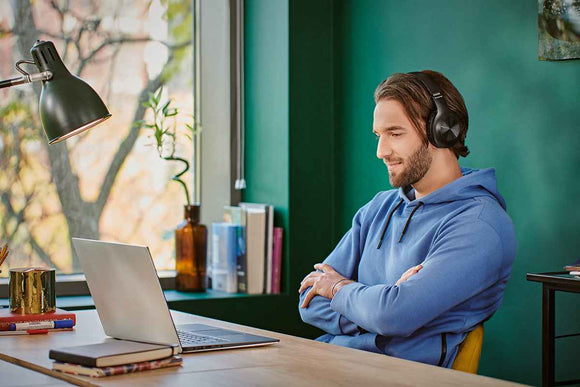 Panasonic on-ear austiņas ar bluetooth, melnas