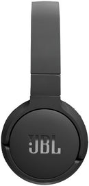 JBL on-ear bezvadu austiņas ar trokšņu  slāpēšanu, melnas