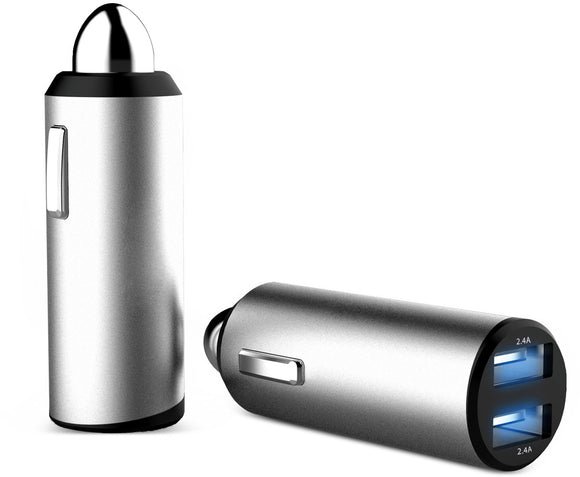 Chargeur de voiture Platinet 2xUSB 4,8A (44804)