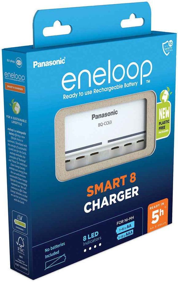 Panasonic | Battery Charger | ENELOOP BQ-CC63E | AA/AAA